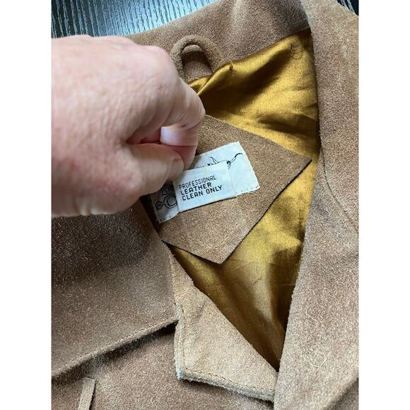 Vintage Boot Country Classic Western/Cowgirl Suede Leather Fringe Coat/Jacket - Picture 6 of 10